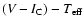 $(V-I_{\rm C}) - T_{\rm eff}$