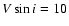 $V \sin i = 10$