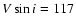$V\sin i = 117$