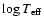 $\log T_{\rm eff}$