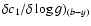 $\delta c_1/\delta \log g)_{(b-y)}$
