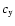 $c_{\rm y}$