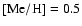 $\rm [Me/H] = 0.5$