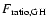$F_{\rm ratio,GH}$