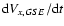 $ {\rm d} V_{x,GSE} / {\rm d} t$