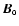 $\vec{ B_{\rm o} }$