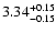 $ 3.34_{\rm -0.15}^{+0.15}$