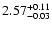 $2.57_{\rm -0.03}^{+0.11}$