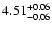$4.51_{\rm -0.06}^{+0.06}$