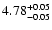 $4.78_{\rm -0.05}^{+0.05}$