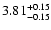 $3.81_{\rm -0.15}^{+0.15}$