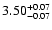 $3.50_{\rm -0.07}^{+0.07}$