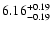 $6.16_{\rm -0.19}^{+0.19}$