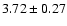 $3.72\pm0.27$