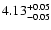 $ 4.13_{\rm -0.05}^{+0.05}$