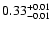 $ 0.33_{\rm -0.01}^{+0.01}$