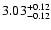$3.03_{\rm -0.12}^{+0.12}$