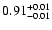 $ 0.91_{\rm -0.01}^{+0.01}$