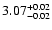 $ 3.07_{\rm -0.02}^{+0.02}$