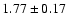 $1.77\pm0.17$