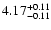 $4.17_{\rm -0.11}^{+0.11}$