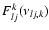 $F_{lj}^{k}(\nu_{lj,k})$
