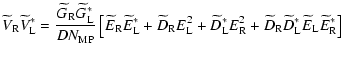 $\displaystyle \widetilde V_{\rm R}\widetilde V_{\rm L}^* = \frac{\widetilde G_{...
...\rm R}\widetilde D_{\rm L}^* \widetilde E_{\rm L} \widetilde E_{\rm R}^*\right]$