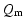 $\displaystyle Q_{\rm m}$