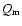 $Q_{\rm m}$