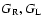$G_{\rm R},G_{\rm L}$