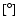 $[^{\circ}]$
