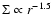 $\Sigma
\propto r^{-1.5}$