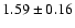 $1.59 \pm 0.16$