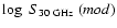 $\log~S_{30~{\rm GHz}}~(mod)$