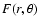 $F(r,\theta)$