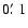 $0 \hbox{$.\mkern-4mu^\prime$ }1$