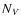 \ensuremath {N_V}