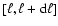 $[\ell,\ell+{\rm d}\ell]$