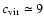 $c_{\rm vir}\simeq 9$