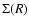 $\Sigma(R)$