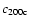 $c_{\rm 200c}$