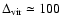 $\Delta_{\rm vir}\simeq100$
