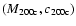 $(M_{\rm 200c},c_{\rm 200c})$