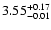 $\rm 3.55^{+0.17}_{-0.01}$
