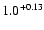 $\rm 1.0^{+0.13}$