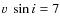 $v~\sin{i} = 7$