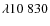 $\lambda 10~830$