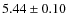 $5.44\pm0.10$