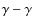 $\gamma -\gamma $