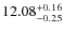 $12.08_{-0.25}^{\rm +0.16}$